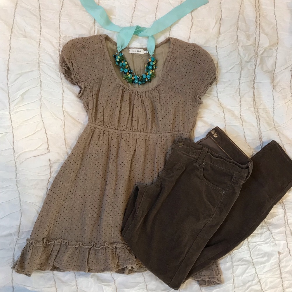 Blue Bird baby doll top size S